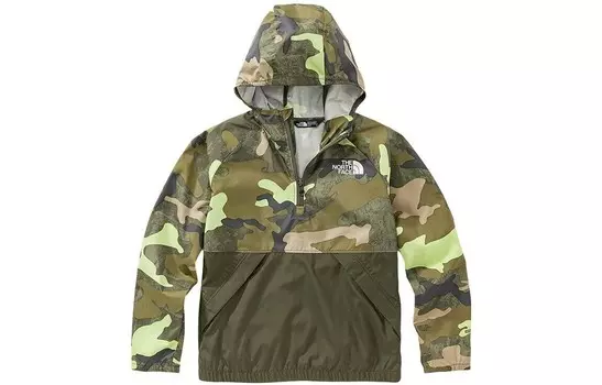 Детская куртка The North Face, зеленый