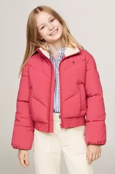 Детская куртка Tommy Hilfiger, розовый