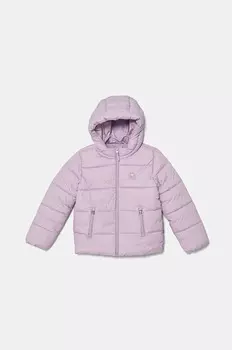 Детская куртка United Colors of Benetton, фиолетовый