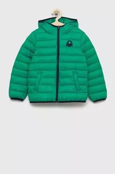 Детская куртка United Colors of Benetton, зеленый