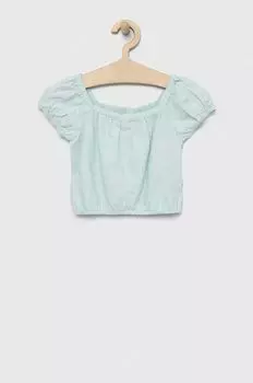 Детская льняная блузка GAP, синий