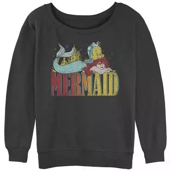 Детская махровая футболка с напуском и рисунком «Русалочка» Disney's Little Mermaid Licensed Character