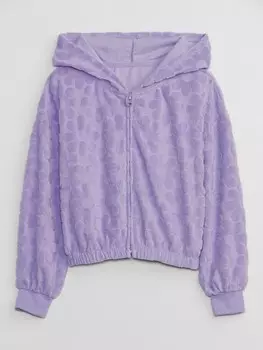 Детская махровая толстовка Gap, фиолетовый