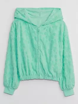 Детская махровая толстовка Gap, зеленый