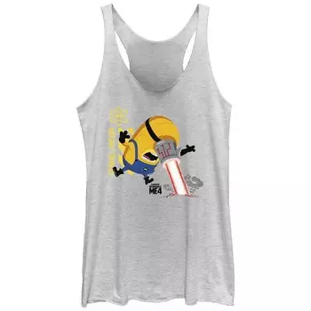 Детская майка Despicable Me 4 Minions Going Mega Racerback Licensed Character, цвет White Heather