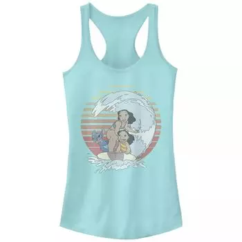 Детская майка Disney Lilo & Stitch 626 Stitch Day в стиле ретро с радужным портретом Licensed Character