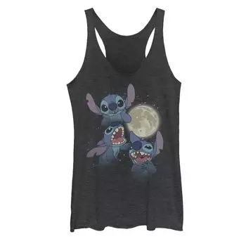 Детская майка Disney's Lilo & Stitch Howling Moonlight Collage Licensed Character