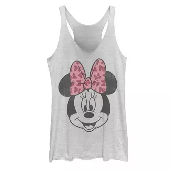 Детская майка Disney's Mickey Minnie Big Face Licensed Character, цвет White Heather