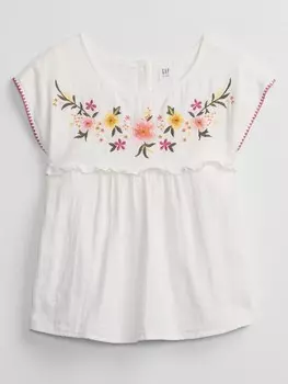 Детская майка Gap, белый