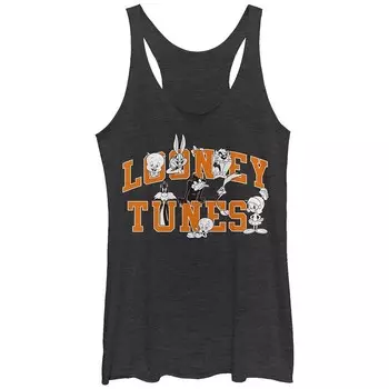 Детская майка Looney Tunes Buddies Racerback Licensed Character, цвет Black Heather
