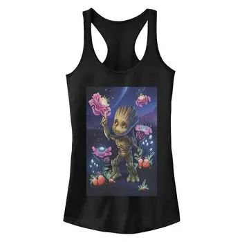 Детская майка-майка Marvel Guardians Of The Galaxy Groot Space Plants Racerback Licensed Character