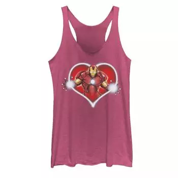 Детская майка Marvel Iron Man Heart Blaster Glow Valentine Licensed Character