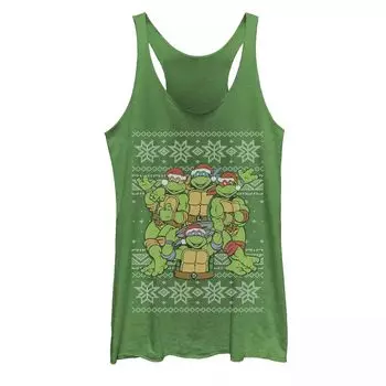 Детская майка Nickelodeon Teenage Mutant Ninja Turtles со снежинками в стиле ретро Licensed Character