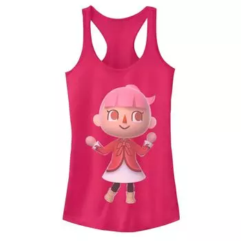 Детская майка Nintendo Animal Crossing с розовыми волосами и плеером Licensed Character
