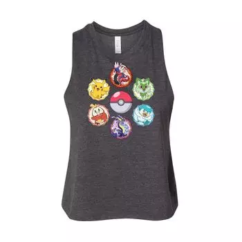 Детская майка Pokemon Sparkle Racerback Licensed Character, серый