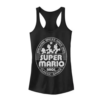 Детская майка с графическим логотипом Nintendo Super Mario Brick Break 85 Tie Dye Licensed Character