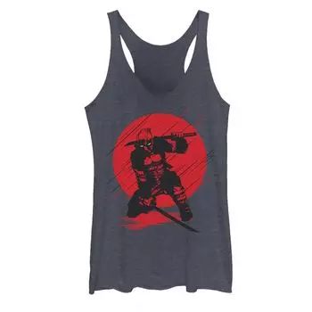 Детская майка с графическим рисунком Marvel Deadpool Red Moon Samurai Marvel