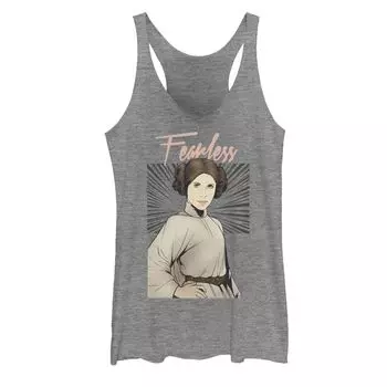 Детская майка с изображением принцессы Леи «Звездные войны» Fearless Attitude Licensed Character