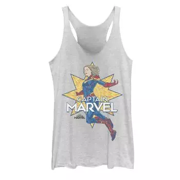 Детская майка с логотипом Captain Marvel Star Licensed Character