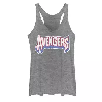 Детская майка с логотипом Marvel Avengers в стиле ретро, красная, белая, синяя Licensed Character