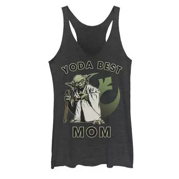 Детская майка с логотипом Star Wars Yoda Best Mom Rebel Licensed Character