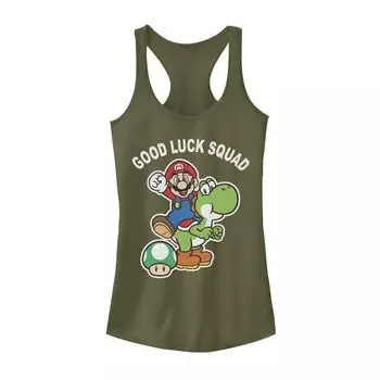Детская майка с портретом Nintendo Super Mario Good Luck Squad, групповой снимок Licensed Character