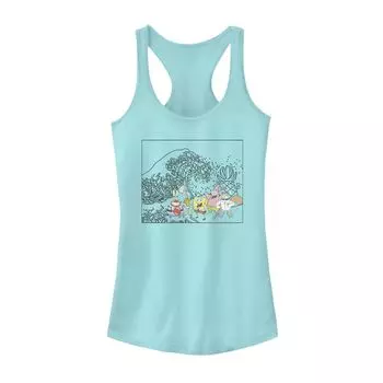 Детская майка с японскими волнами Nickelodeon SpongeBob SquarePants Nickelodeon