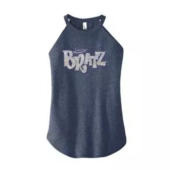 Детская майка с высоким воротником и блестящим логотипом Bratz Licensed Character