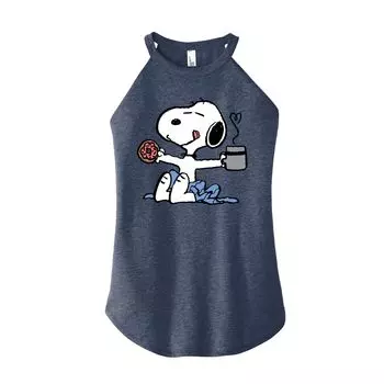 Детская майка с высоким воротником и принтом «Peanuts Donut Coffee» Licensed Character