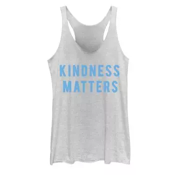Детская майка синего цвета с надписью «Kindness Matters»