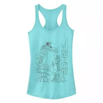 Детская майка Star Wars R2-D2 Connect The Dots с портретом и открытой спиной Licensed Character