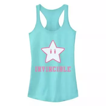 Детская майка Super Mario Bros Star Invincible Ideal Racerback Licensed Character