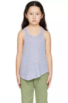 Детская майка-топ в синюю полоску Syra Morley