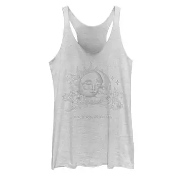 Детская майка Vintage Sun, Moon And Stars Line Art