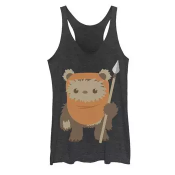 Детская милая майка с изображением Звездных войн Wicket Ewok Chibi Kawaii и милой майкой Licensed Character