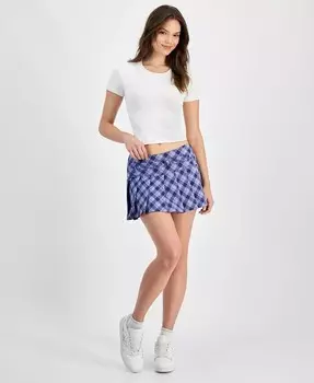 Детская мини-юбка со складками Madden Girl, синий