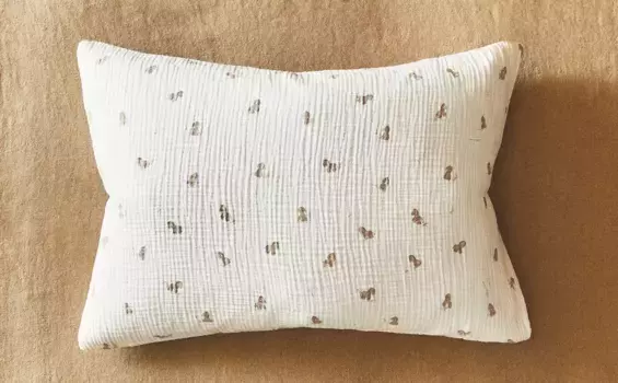 Детская муслиновая наволочка в виде ослика Zara Home, коричневый