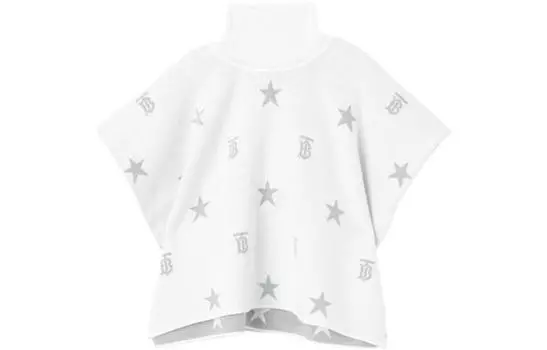 Детская накидка Burberry, цвет White