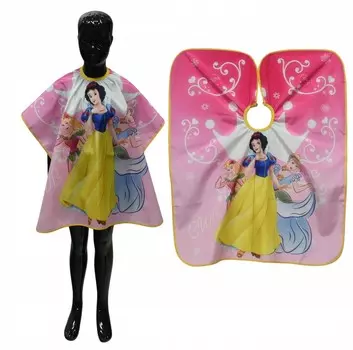 Детская накидка Детский парикмахерский фартук Розовый Calissimo