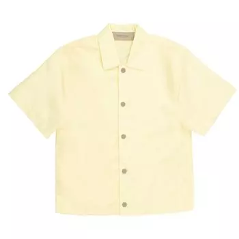 Детская нейлоновая рубашка с короткими рукавами Fear of God Essentials, цвет Канарейка