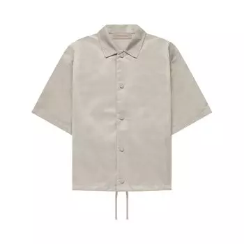 Детская нейлоновая рубашка с короткими рукавами Fear of God Essentials, цвет Дым