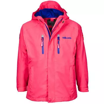 Детская непромокаемая куртка Sognefjord Magenta TROLLKIDS, пурпурный