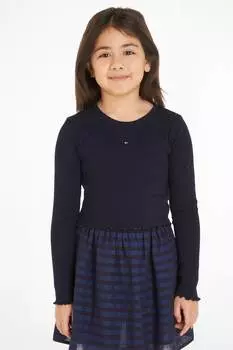 Детская незаменимая футболка с длинными рукавами Tommy Hilfiger, синий