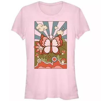Детская облегающая футболка Vintage Butterfly Tarot Card Licensed Character