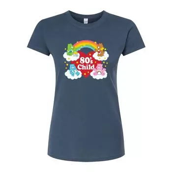 Детская облегающая футболка в стиле 80-х годов Care Bears Juniors' Care Bears Licensed Character, синий