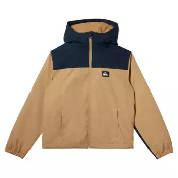 Детская обметная 3K теплая куртка Quiksilver, коричневый