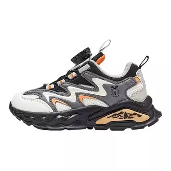 Детская обувь для повседневной носки Kids Low-top Bobdog House, цвет Black carbon gray