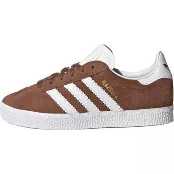 Детская обувь для скейтбординга Gazelle Kids Adidas Originals, коричневый