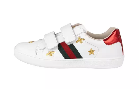 Кроссовки детские Gucci Skateboarding, белый