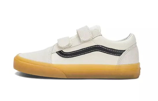 Детская обувь для скейтбординга Vans Old Skool PS, White